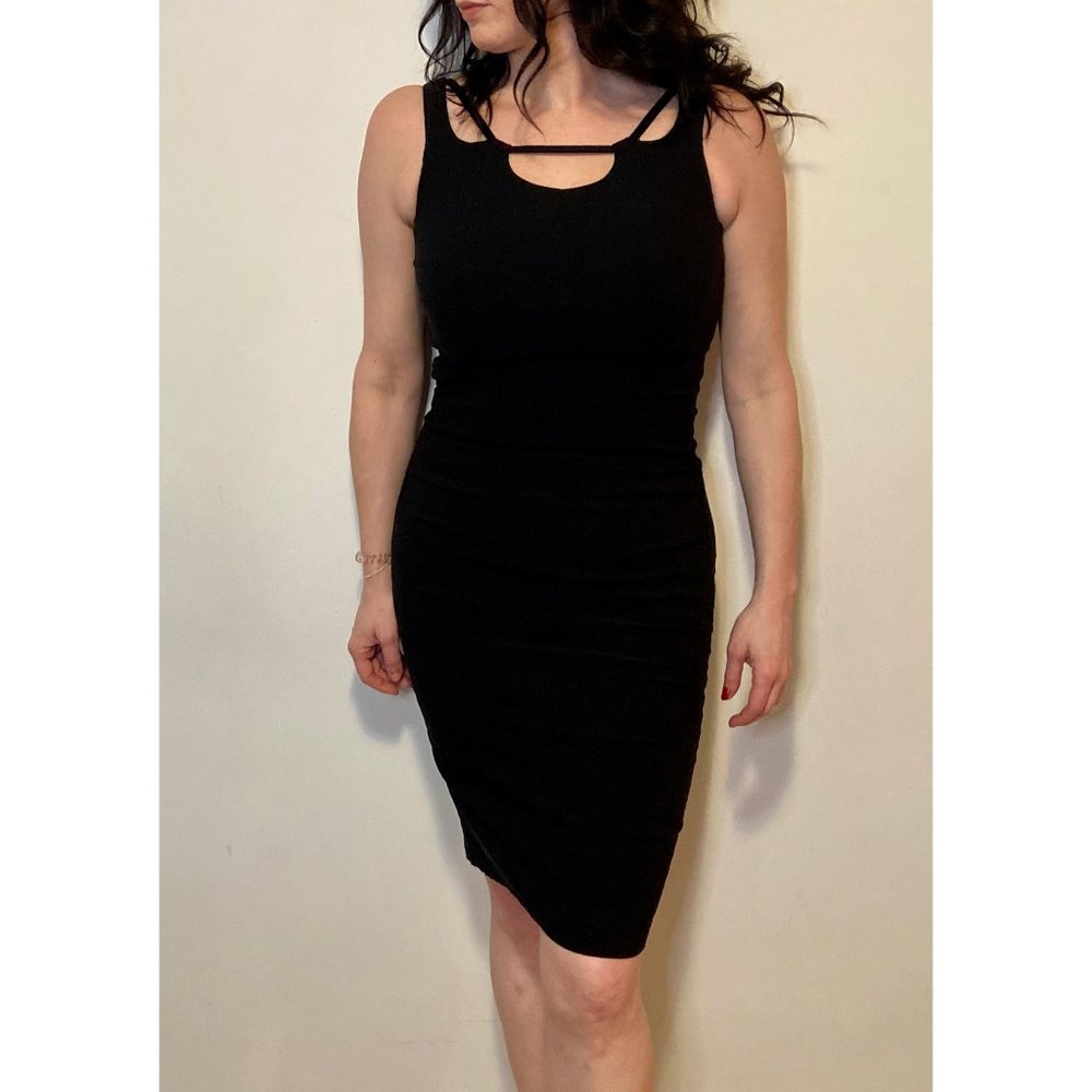 Pinup Bodycon Black Pencil Dress